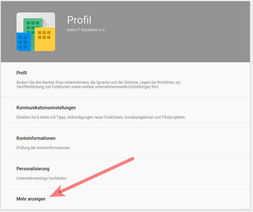 GSuiteSpeicherort 2 holix.at