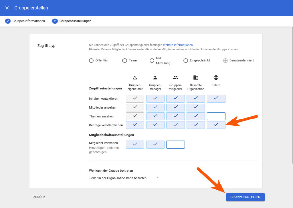 G Suite E Mail Gruppe erstellen holix.at