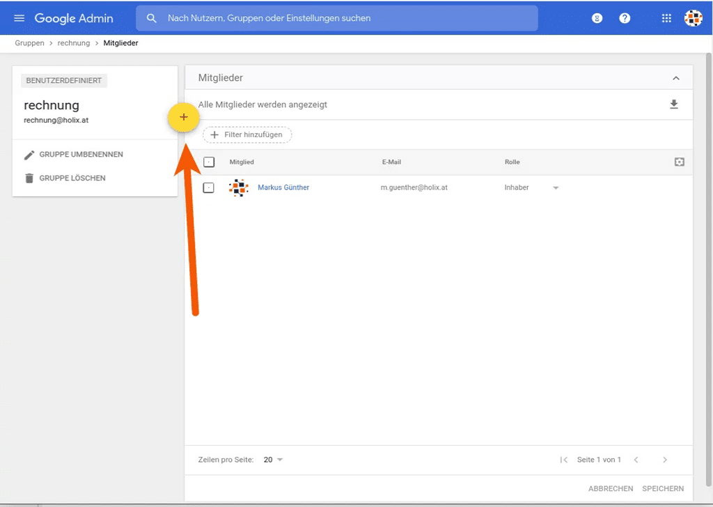 G Suite E Mail Gruppe erstellen holix.at