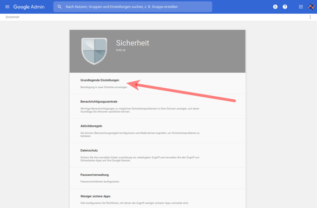 GSuite 2FA 2 holix.at