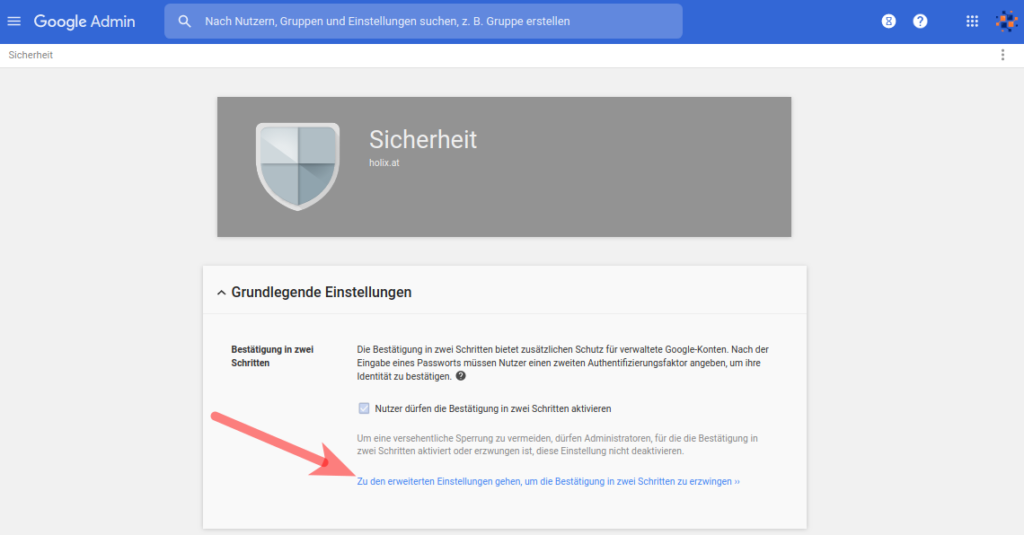 GSuite 2FA 3 holix.at