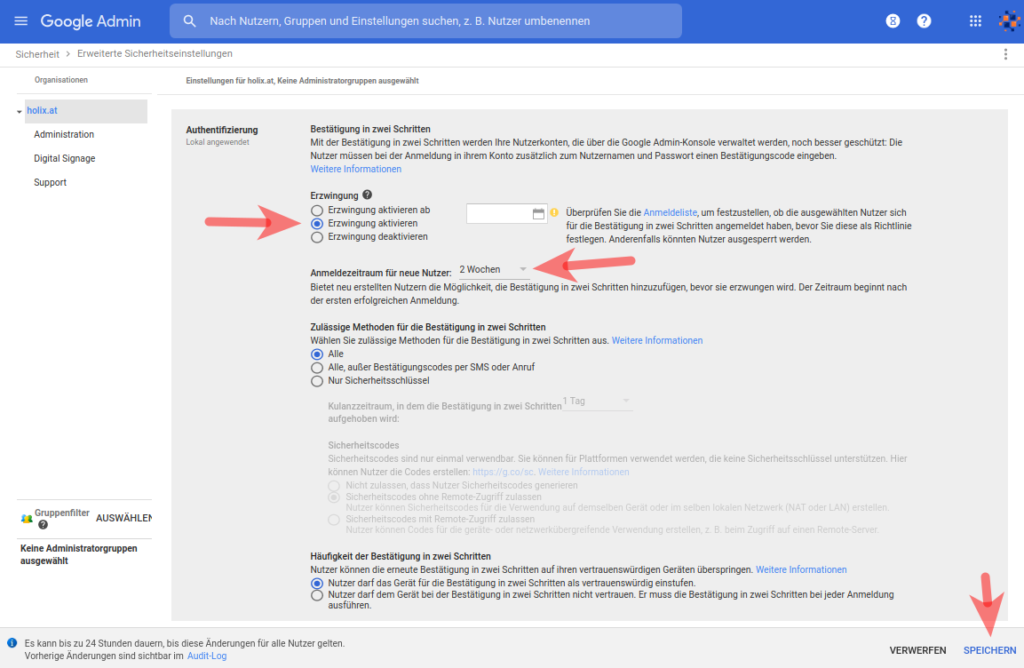 GSuite 2FA 4 holix.at