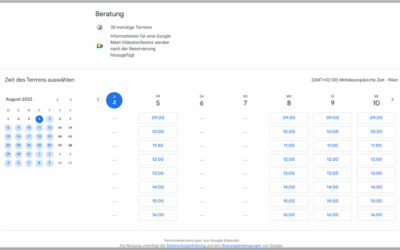 Google Calendar: Wie Sie Termine schnell und einfach online buchen
